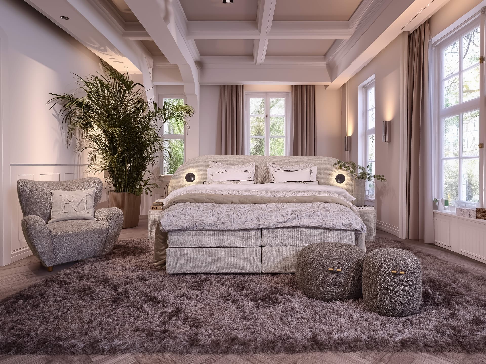 Rivièra Maison Cassandra bed in showroom Weerselo